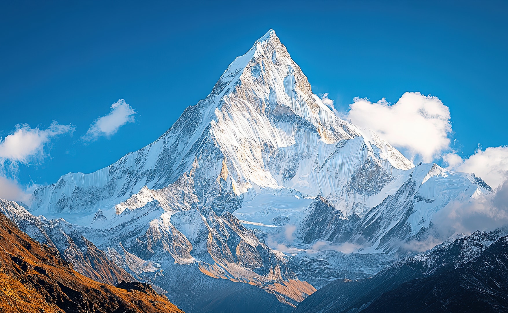 K2 (8.611 m) – Karakorum, Pakistan/China Technisch anspruchsvoller als der Everest, wird er oft als „wahrer Berg der Berge“ bezeichnet.