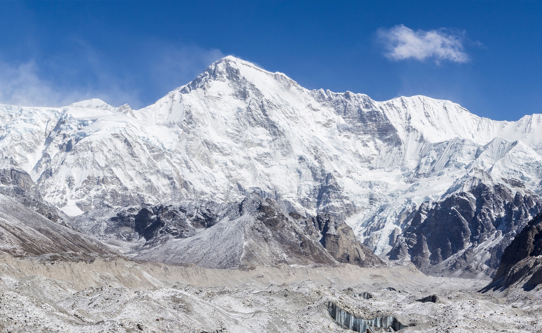 K2 (8.611 m) – Karakorum, Pakistan/China Technisch anspruchsvoller als der Everest, wird er oft als „wahrer Berg der Berge“ bezeichnet.